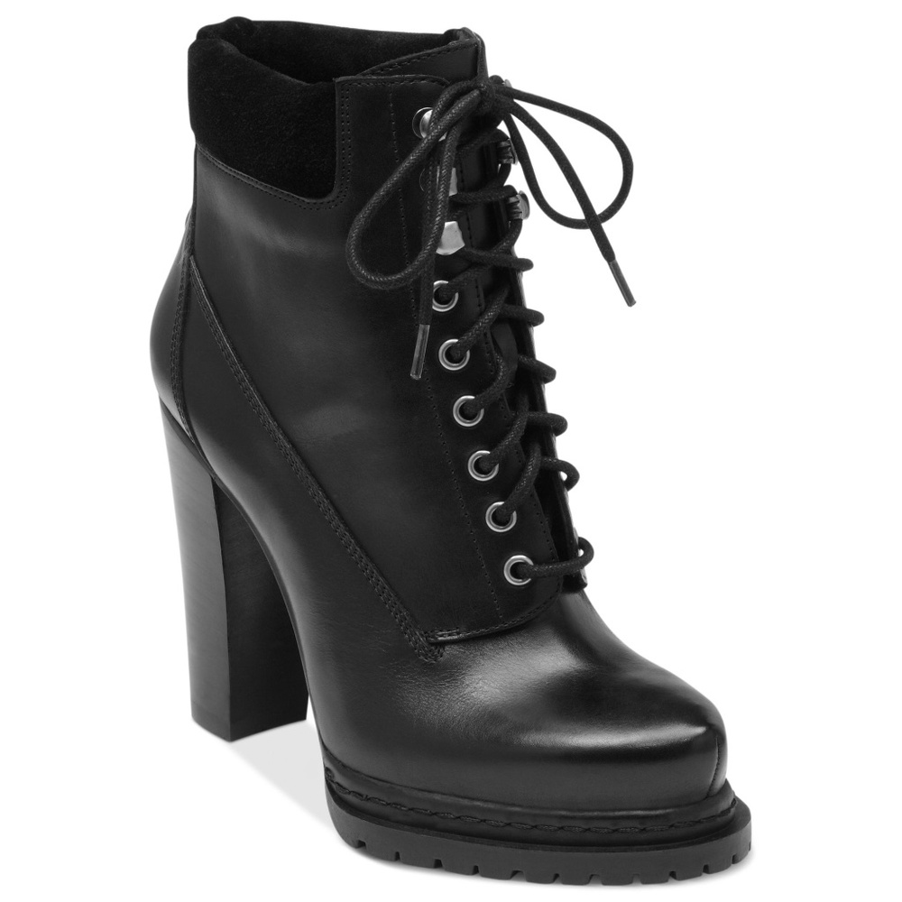 BCBG Generation Black Leather boots (size 6 women)